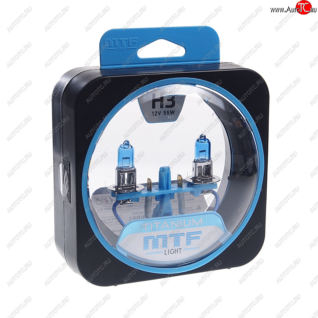 1 399 р. Лампа 12V H3 55W РK22s бокс (2шт.) Titanium MTF MTF htn1203  с доставкой в г. Кемерово