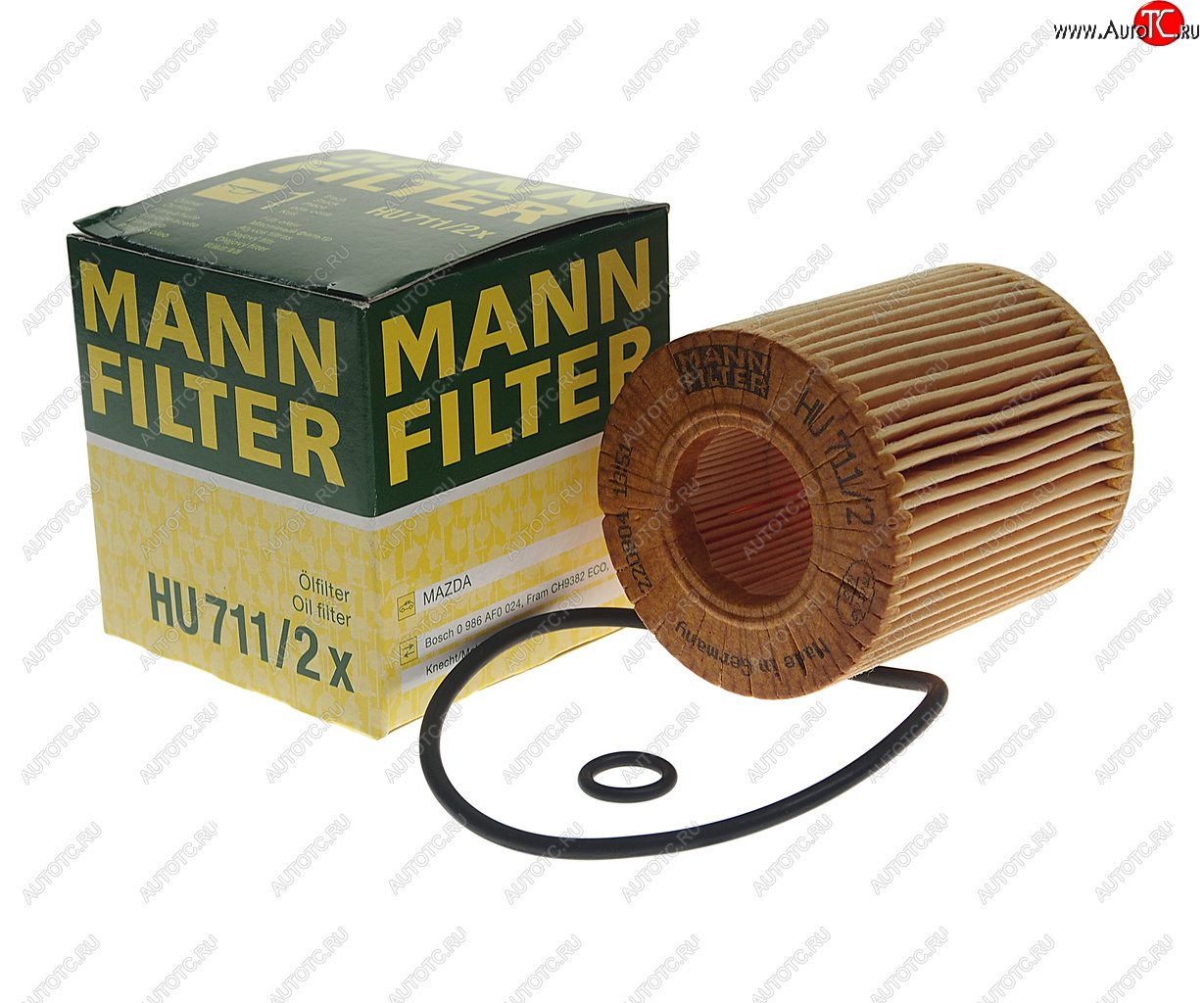 739 р. Фильтр масляный FORD Mondeo 3 (00-),4 (07-) (2.3) MAZDA 6 (02-) MANN MANN hu7112 x  с доставкой в г. Кемерово