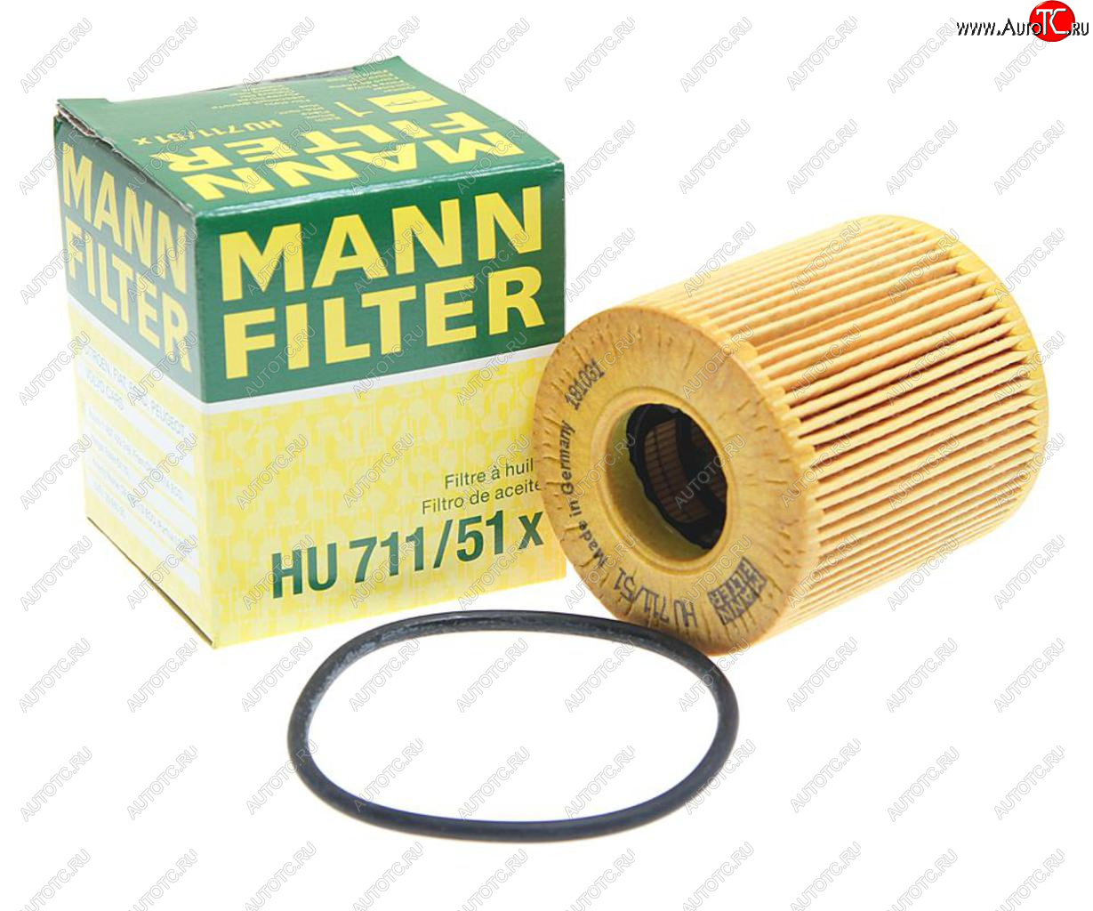 679 р. Фильтр масляный PEUGEOT Boxer CITROEN C2-C8,Jumper FIAT Ducato FORD Transit (06-),Mondeo MANN MANN hu71151x  с доставкой в г. Кемерово