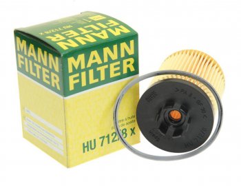 579 р. Фильтр масляный OPEL Corsa C,B,Astra H,C,Meriva (06-) (1.01.4) MANN MANN hu7128x  с доставкой в г. Кемерово. Увеличить фотографию 1