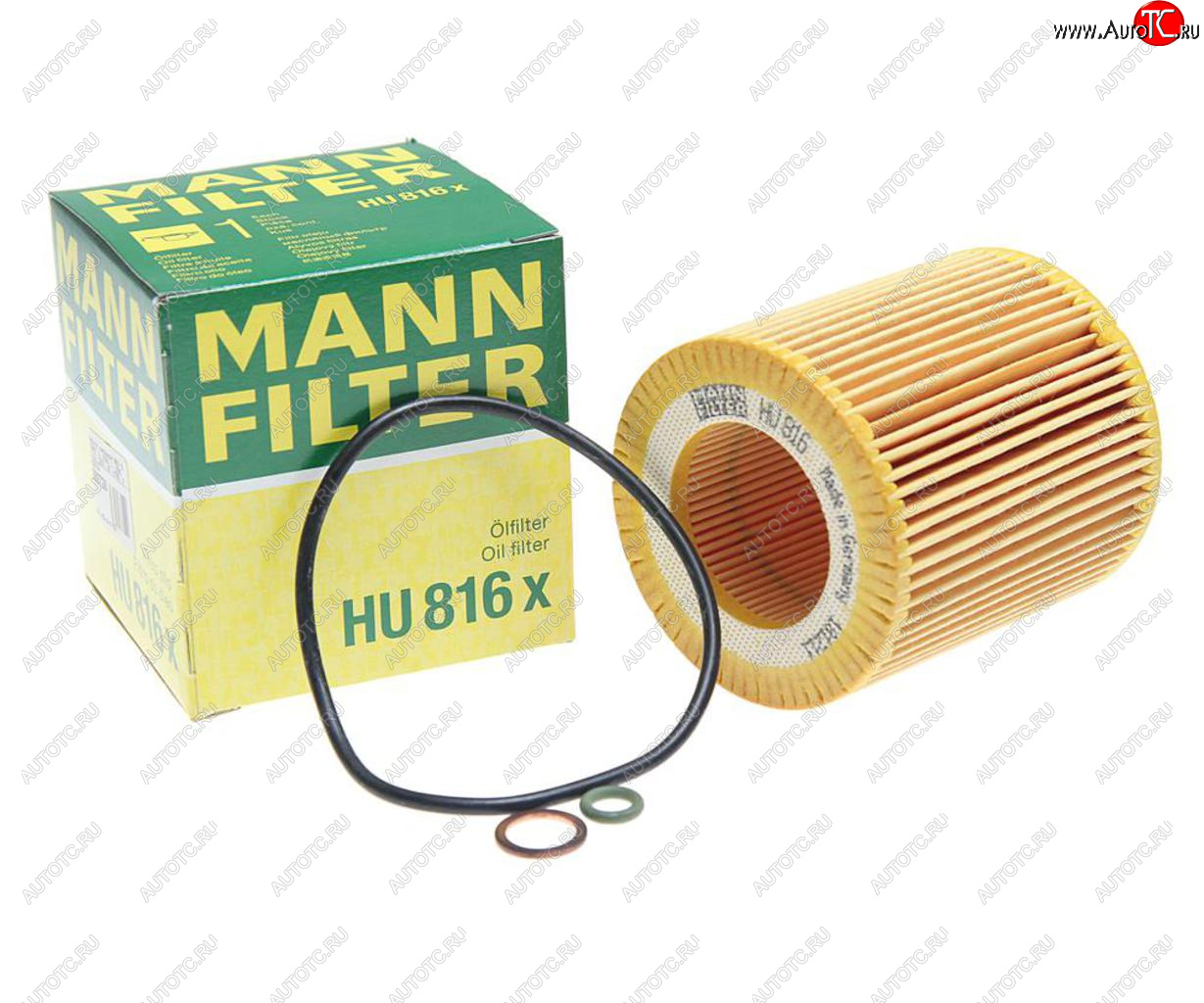 769 р. Фильтр масляный BMW 5 (E60),3 (E90),1 (E81),X3 (E83),X5 (E70),7 (E65),6 (E63) MANN MANN hu816x  с доставкой в г. Кемерово