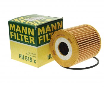 619 р. Фильтр масляный VOLVO S60,S80,XC70 (00-),XC70 2 (07-),V70 2 (00-) MANN MANN hu819x  с доставкой в г. Кемерово. Увеличить фотографию 1