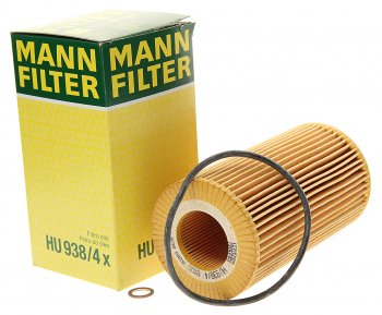 1 129 р. Фильтр масляный BMW 5 (E34,E39),7 (E32,E38),X5 (E53) MANN MANN hu9384x  с доставкой в г. Кемерово. Увеличить фотографию 2