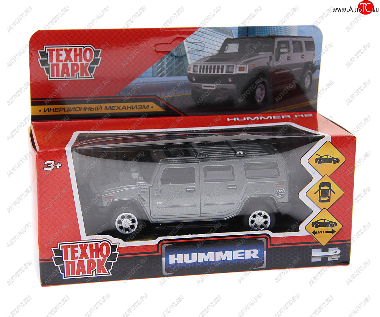 799 р. Модель автомобиля HUMMER H2 металлическая ТЕХНОПАРК ТЕХНОПАРК hum2-12srt-pk ТЕХНОПАРК hum2-12srt-pk  с доставкой в г. Кемерово