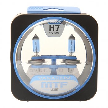 1 759 р. Лампа 12V H7 55W PX26d бокс (2шт.) Vanadium MTF MTF hvn1207  с доставкой в г. Кемерово. Увеличить фотографию 1