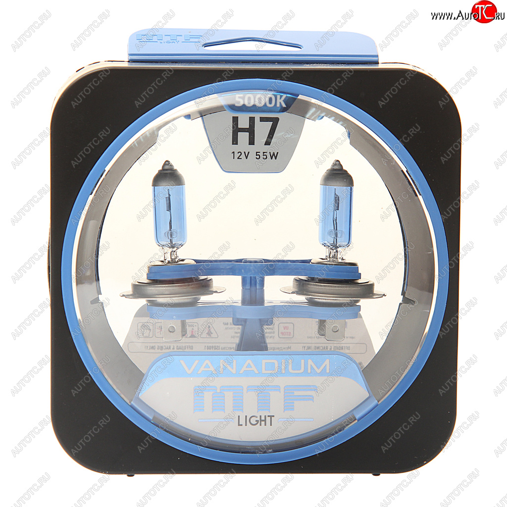 1 759 р. Лампа 12V H7 55W PX26d бокс (2шт.) Vanadium MTF MTF hvn1207  с доставкой в г. Кемерово