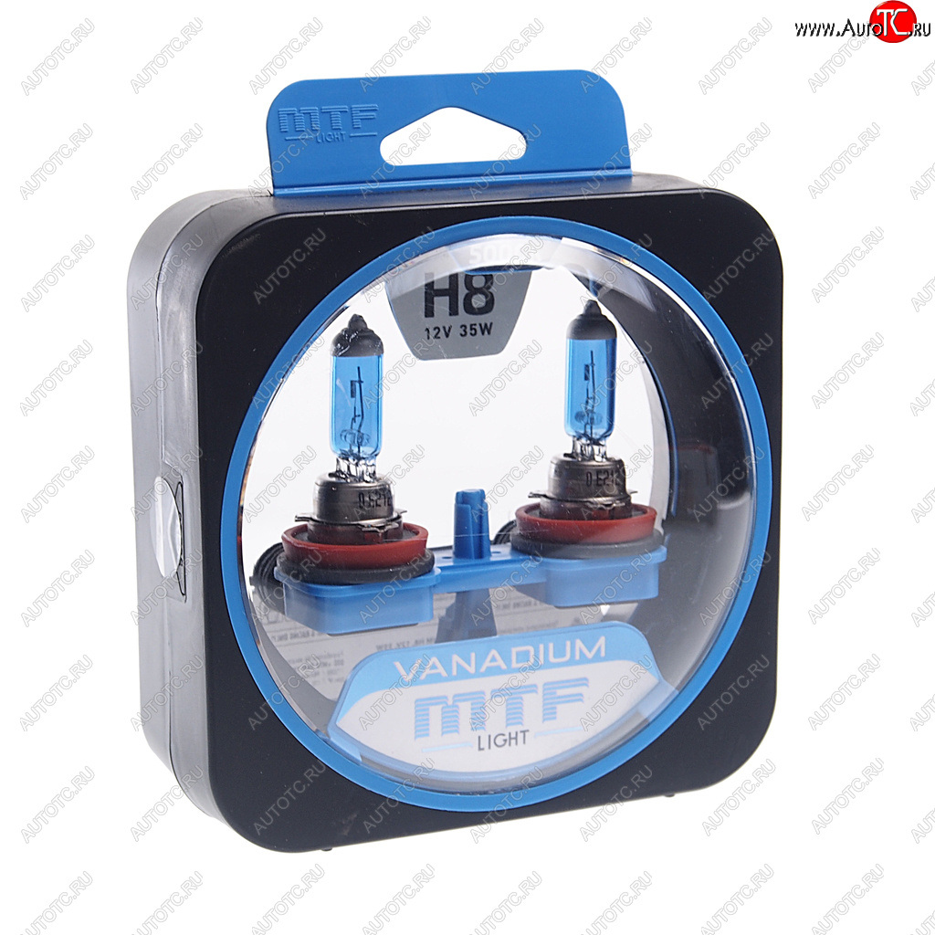2 069 р. Лампа 12V H8 35W PGJ19-1 бокс (2шт.) Vanadium MTF MTF hvn1208  с доставкой в г. Кемерово