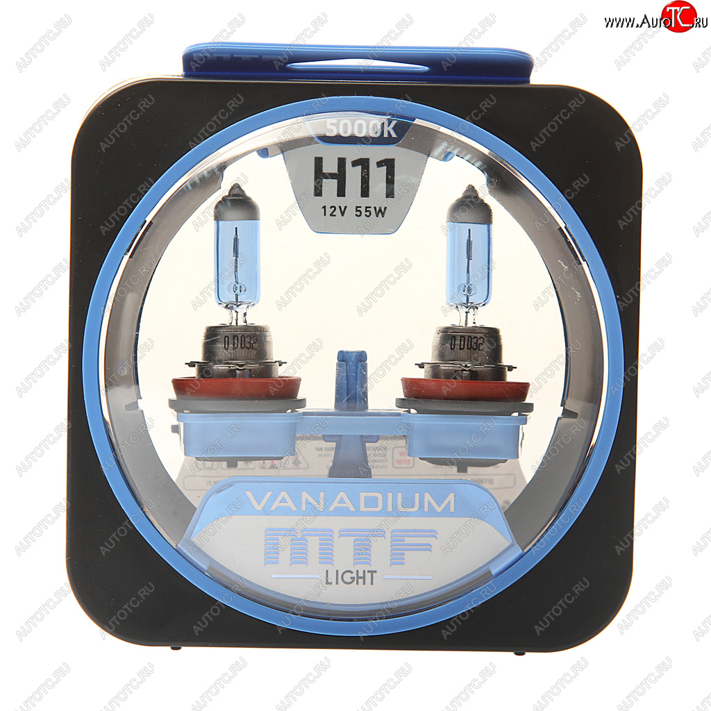 2 069 р. Лампа 12V H11 55W PGJ19-2 бокс (2шт.) Vanadium MTF MTF hvn1211  с доставкой в г. Кемерово