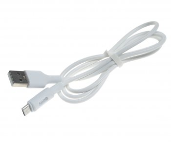 124 р. Кабель micro USB 1м FAISON FAISON hx25 cast white  с доставкой в г. Кемерово. Увеличить фотографию 1