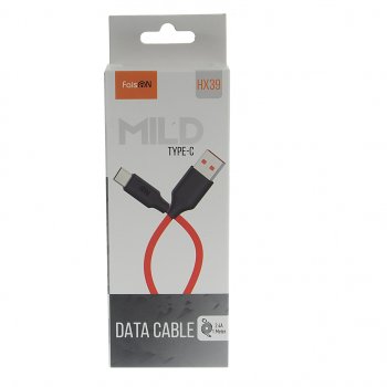 216 р. Кабель USB Type C 1м FAISON FAISON hx39 mild redblack  с доставкой в г. Кемерово. Увеличить фотографию 2