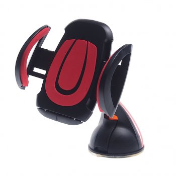 449 р. Держатель телефона универсальный 50-80мм SKYWAY SKYWAY hx-8013 red  с доставкой в г. Кемерово. Увеличить фотографию 1