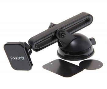 449 р. Держатель телефона универсальный магнитный FAISON FAISON h-xp029 black FAISON h-xp029 black  с доставкой в г. Кемерово. Увеличить фотографию 1