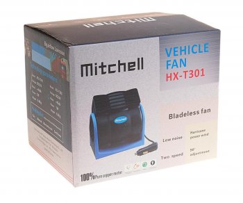 1 099 р. Вентилятор в салон 12V 130Вт синий MITCHELL MITCHELL hx-t301 dc12v blue  с доставкой в г. Кемерово. Увеличить фотографию 3