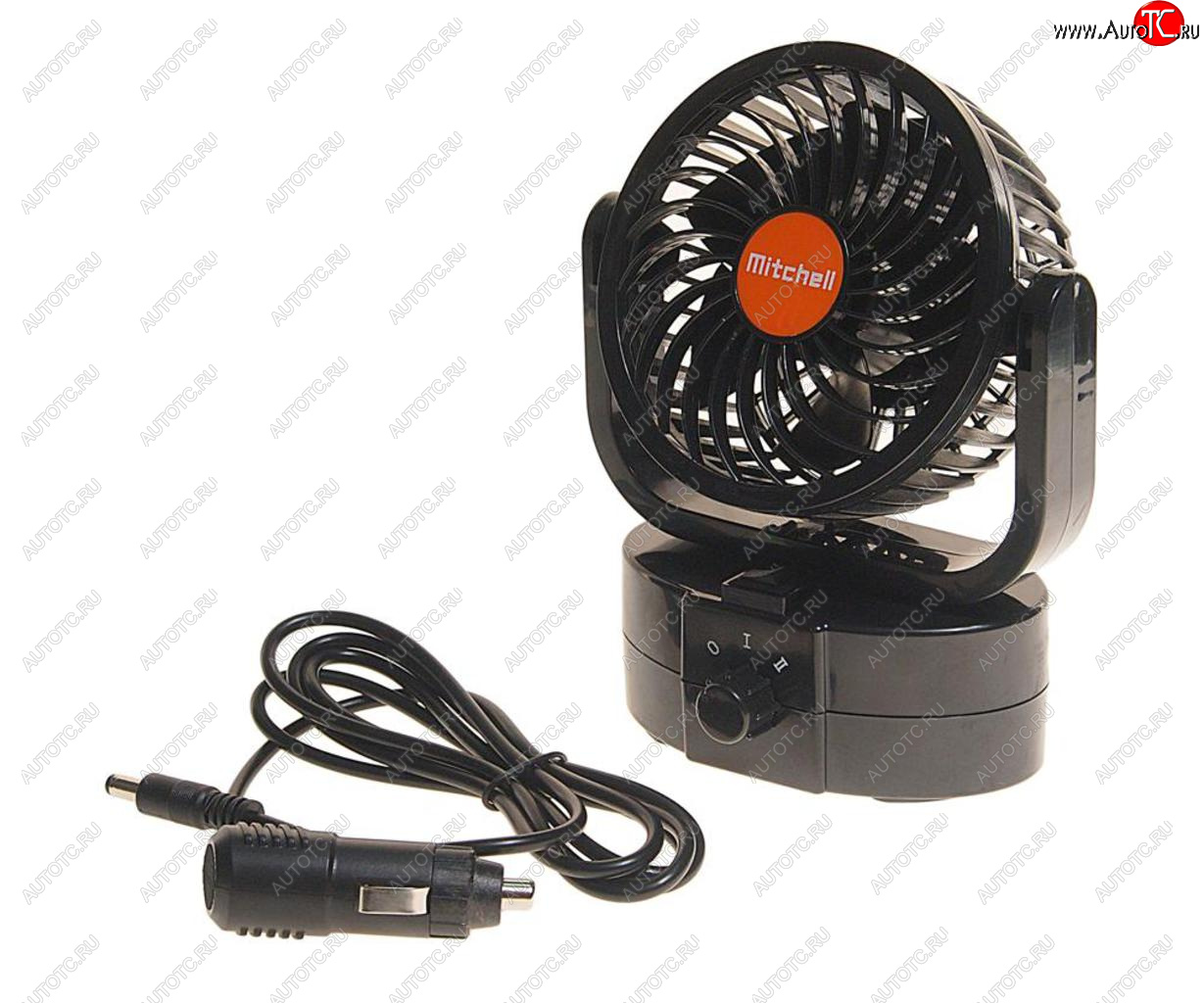 1 179 р. Вентилятор в салон 24V на платформе оранжевый MITCHELL MITCHELL hx-t502 dc24v orange  с доставкой в г. Кемерово