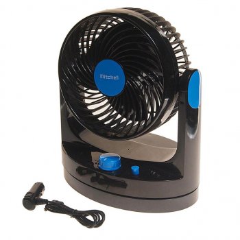2 079 р. Вентилятор в салон 12V на платформе рег.скорость синий MITCHELL MITCHELL hx-t507 dc12v blue  с доставкой в г. Кемерово. Увеличить фотографию 1