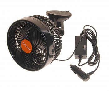 1 669 р. Вентилятор в салон 24V на присоске оранжевый MITCHELL MITCHELL hx-t704e dc24v orange  с доставкой в г. Кемерово. Увеличить фотографию 1