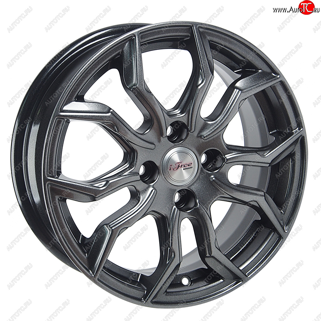 8 449 р. Диск колесный литой HYUNDAI Solaris KIA Rio R15 КС-1037 Бохо Хай вэй K&K ifree 4х100 ет42 d-54,1  с доставкой в г. Кемерово