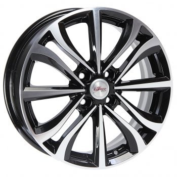 9 899 р. Диск колесный литой HYUNDAI Solaris KIA Rio R16 КС-938 Панган Блэк Джек K&K ifree 4х100 ет45 d-54,1  с доставкой в г. Кемерово. Увеличить фотографию 1