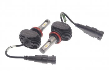 2 249 р. Лампа светодиодная 1224V H11 PGJ19-2 4300K (2шт.) I-Zoom OPTIMA OPTIMA i-h11-ww  с доставкой в г. Кемерово. Увеличить фотографию 1