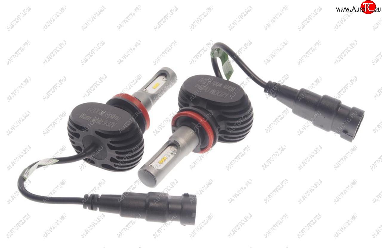 2 249 р. Лампа светодиодная 1224V H11 PGJ19-2 4300K (2шт.) I-Zoom OPTIMA OPTIMA i-h11-ww  с доставкой в г. Кемерово