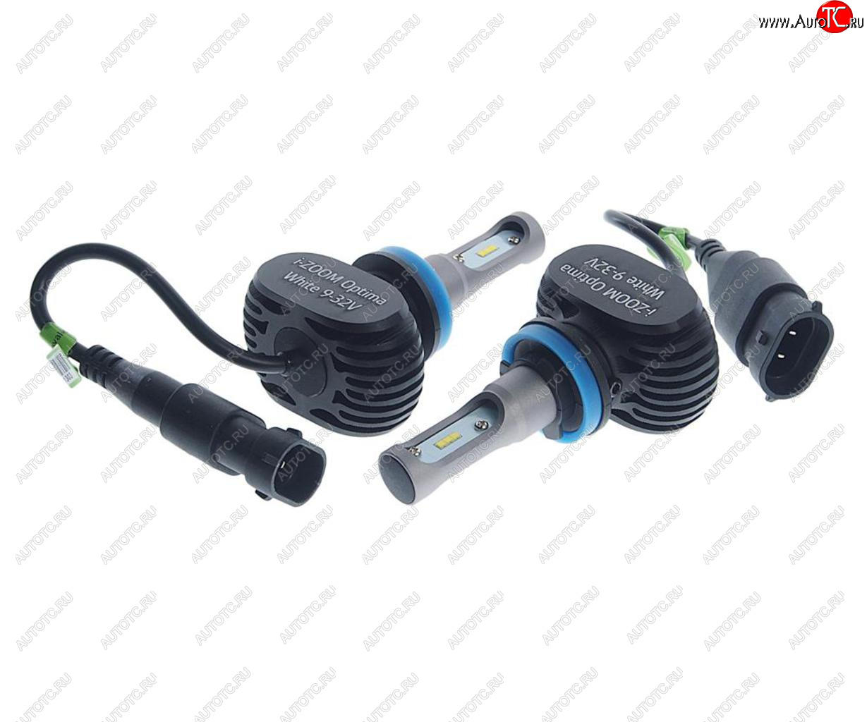 2 199 р. Лампа светодиодная 1224V H8 PGJ19-1 5100K (2шт.) I-Zoom OPTIMA OPTIMA i-h8  с доставкой в г. Кемерово