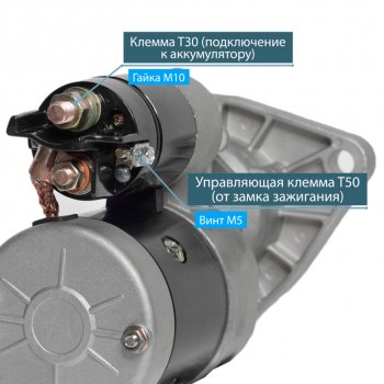 9 999 р. Стартер МТЗ-1221,22,ЗИЛ,ГАЗ,МАЗ,ПАЗ дв.ММЗ ЕВРО-2 Д243,245,260 24В 3.5кВт ISKRAMOTOR ISKRAMOTOR ims201035  с доставкой в г. Кемерово. Увеличить фотографию 2
