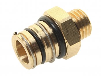 389 р. Соединитель переходник М12x1.5 P5 поворотный латунь STARTEC STARTEC inf.11.12p5  с доставкой в г. Кемерово. Увеличить фотографию 1
