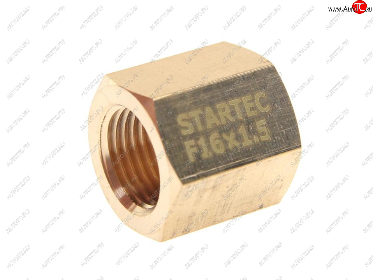 349 р. Соединитель переходник М16х1.5 (внутренняя резьба) латунь STARTEC STARTEC inf.11.f16  с доставкой в г. Кемерово