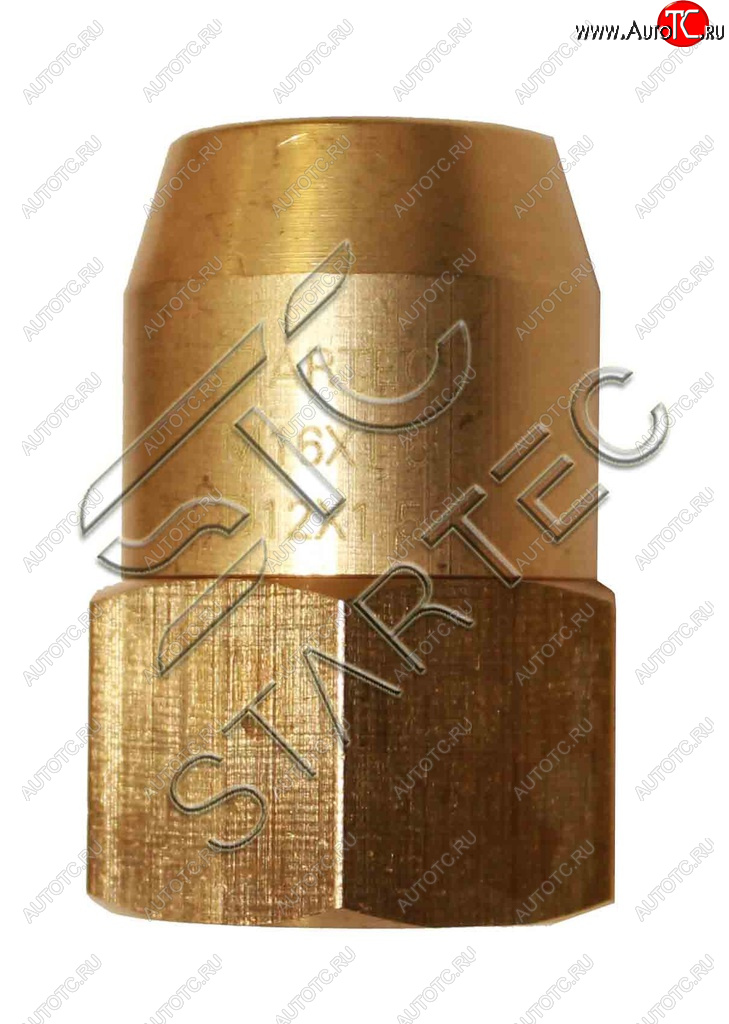 569 р. Соединитель трубки ПВХ,полиамид d=8x1.0 (внутренняя резьба) М16х1.5 латунь STARTEC STARTEC inf.11.f1608  с доставкой в г. Кемерово