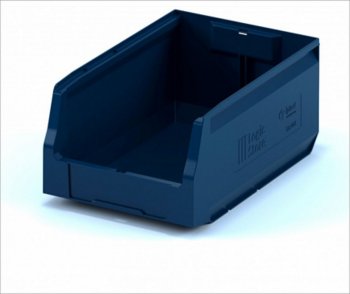 359 р. Лоток складской 350х225х150мм синий IPLAST IPLAST ip-272205  с доставкой в г. Кемерово. Увеличить фотографию 2