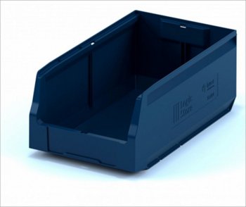 539 р. Лоток складской 400х225х150мм синий IPLAST IPLAST ip-366640  с доставкой в г. Кемерово. Увеличить фотографию 3