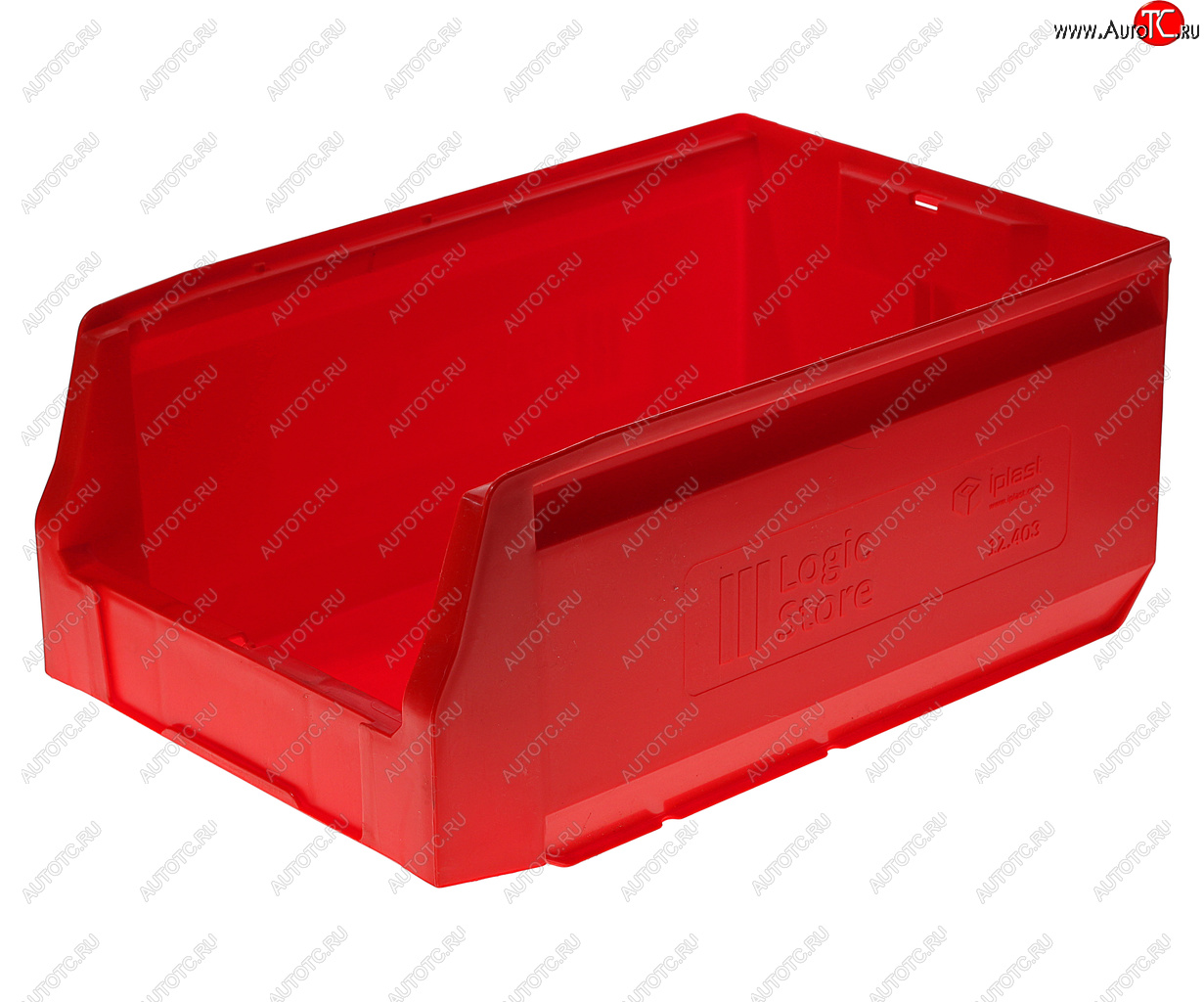 419 р. Лоток складской 350х225х150мм красный IPLAST IPLAST ip-378732  с доставкой в г. Кемерово