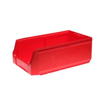 439 р. Лоток складской 350х225х200мм красный IPLAST IPLAST ip-378736  с доставкой в г. Кемерово. Увеличить фотографию 1