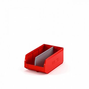 649 р. Лоток складской 500х300х200мм красный IPLAST IPLAST ip-378740  с доставкой в г. Кемерово. Увеличить фотографию 4