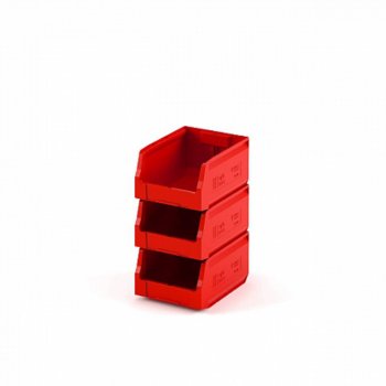 399 р. Лоток складской 300х225х150мм красный IPLAST IPLAST ip-378747  с доставкой в г. Кемерово. Увеличить фотографию 3