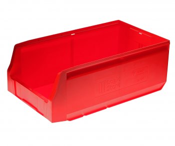 499 р. Лоток складской 400х225х150мм красный IPLAST IPLAST ip-378749  с доставкой в г. Кемерово. Увеличить фотографию 1