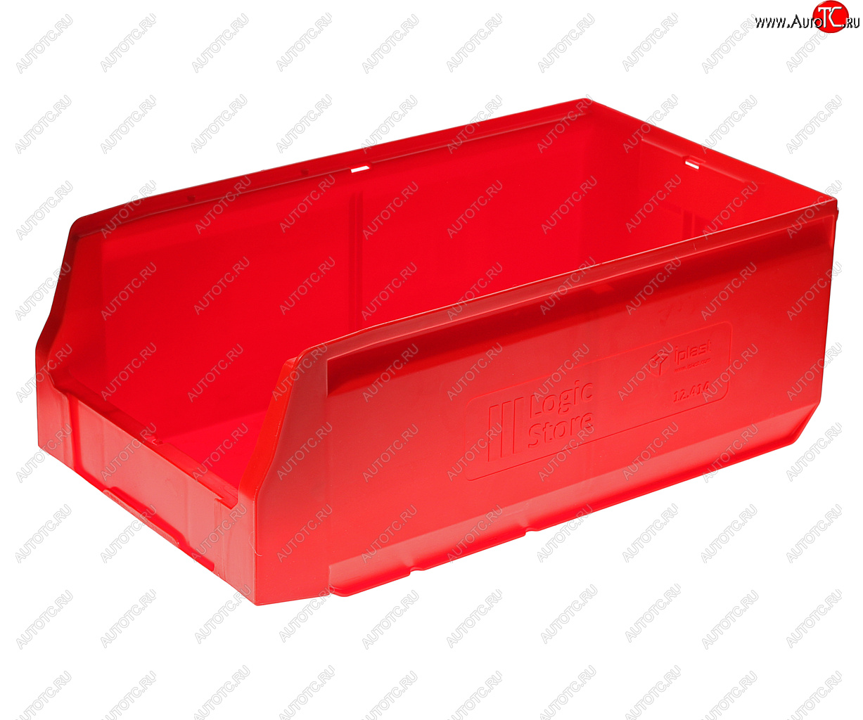 499 р. Лоток складской 400х225х150мм красный IPLAST IPLAST ip-378749  с доставкой в г. Кемерово