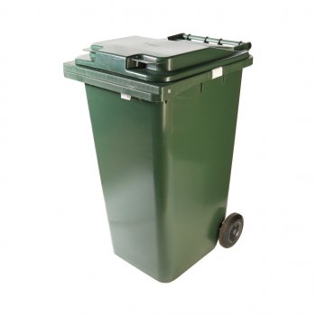 4 499 р. Контейнер мусорный 240л на колесах темно-зеленый 24.C29 IPLAST IPLAST ip-386308  с доставкой в г. Кемерово. Увеличить фотографию 1