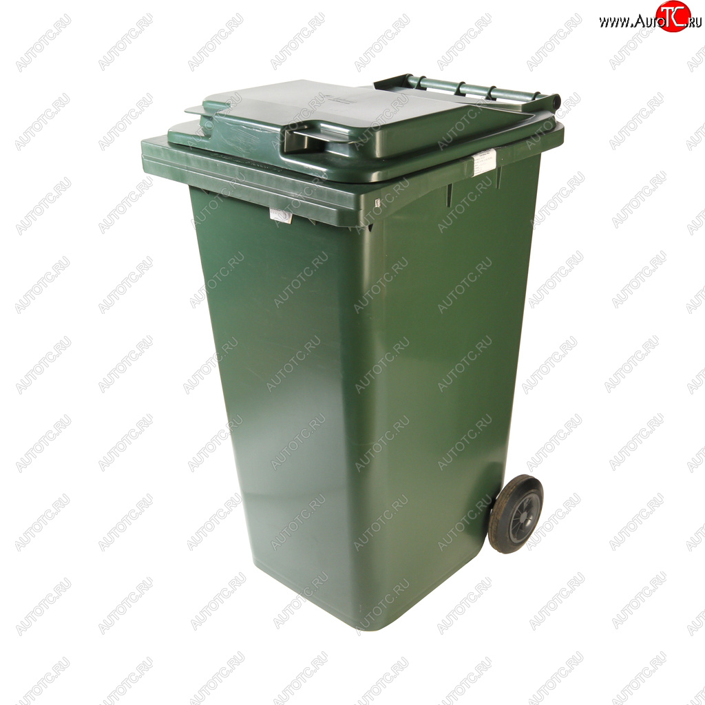 4 499 р. Контейнер мусорный 240л на колесах темно-зеленый 24.C29 IPLAST IPLAST ip-386308  с доставкой в г. Кемерово