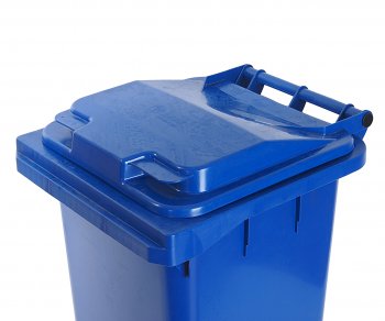 3 099 р. Контейнер мусорный 120л на колесах синий 23.C29 IPLAST IPLAST ip-390546  с доставкой в г. Кемерово. Увеличить фотографию 2