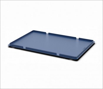 639 р. Крышка ящика полимерного 600х400мм синяя IPLAST IPLAST ip-406369  с доставкой в г. Кемерово. Увеличить фотографию 2