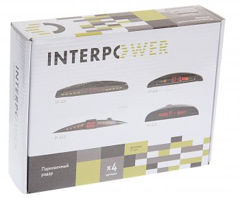 2 499 р. Датчик парковки d=19мм INTERPOWER INTERPOWER ip-415 (19mm) (4 датчика) black  с доставкой в г. Кемерово. Увеличить фотографию 4