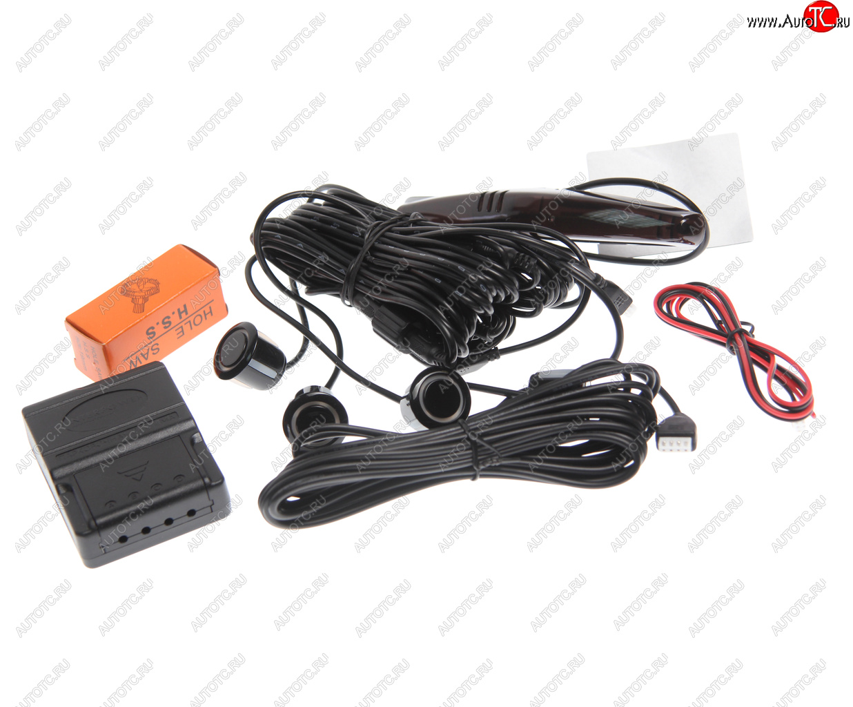 2 499 р. Датчик парковки d=19мм INTERPOWER INTERPOWER ip-415 (19mm) (4 датчика) black  с доставкой в г. Кемерово