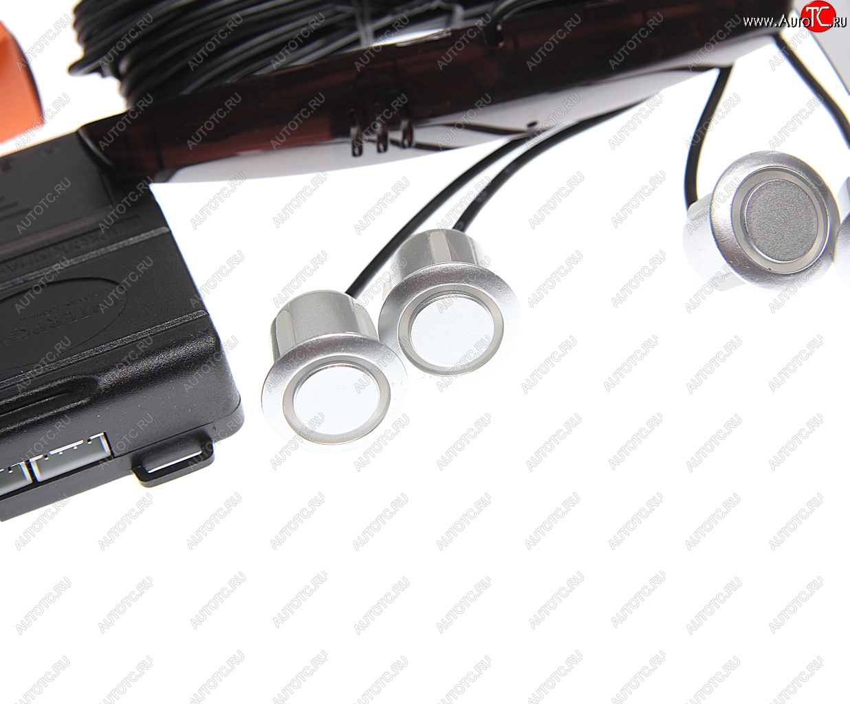 2 299 р. Датчик парковки d=19мм INTERPOWER INTERPOWER ip-415 (19mm) (4 датчика) silver  с доставкой в г. Кемерово