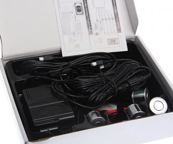 2 349 р. Датчик парковки d=21мм INTERPOWER INTERPOWER ip-422 silver  с доставкой в г. Кемерово. Увеличить фотографию 3