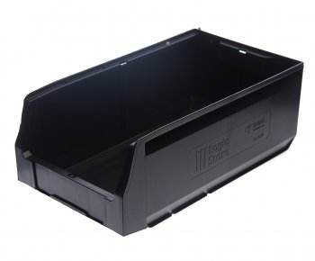 459 р. Лоток складской 400х225х150мм черный IPLAST IPLAST ip-565618 IPLAST ip-565618  с доставкой в г. Кемерово. Увеличить фотографию 1