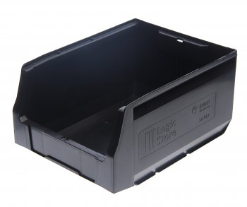 299 р. Лоток складской 300х225х150мм черный IPLAST IPLAST ip-566419 IPLAST ip-566419  с доставкой в г. Кемерово. Увеличить фотографию 1