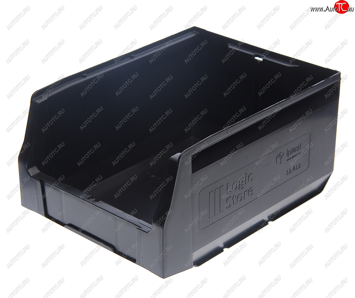 299 р. Лоток складской 300х225х150мм черный IPLAST IPLAST ip-566419 IPLAST ip-566419  с доставкой в г. Кемерово