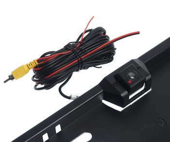 2 599 р. Камера заднего вида автомобильная в рамке знака номерного INTERPOWER INTERPOWER ip-616  с доставкой в г. Кемерово. Увеличить фотографию 3