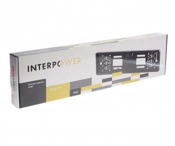 3 069 р. Камера заднего вида автомобильная в рамке знака номерного INTERPOWER INTERPOWER ip-616ir  с доставкой в г. Кемерово. Увеличить фотографию 4
